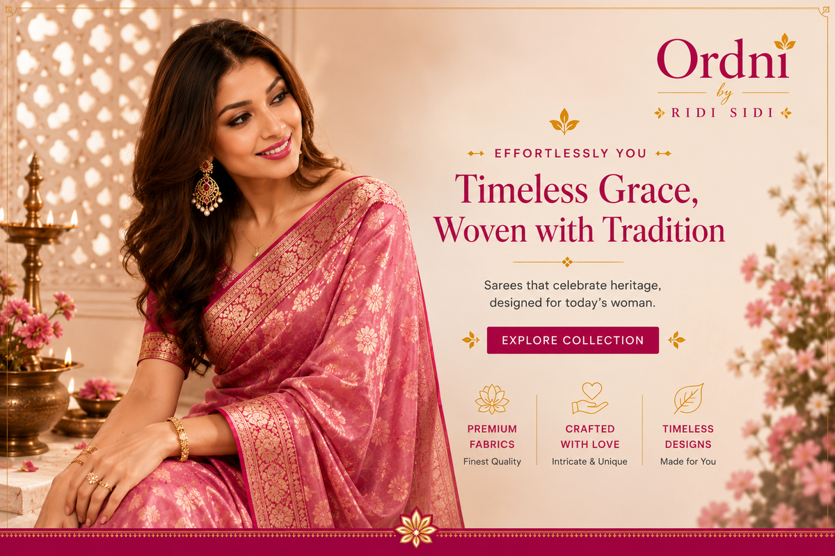 Ordni Timeless Grace Woven with Tradition banner