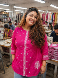 Classic Designer Kurti - Behind the Scenes at Studio